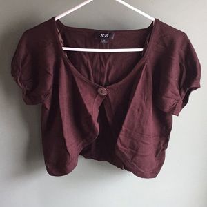 Short cardigan